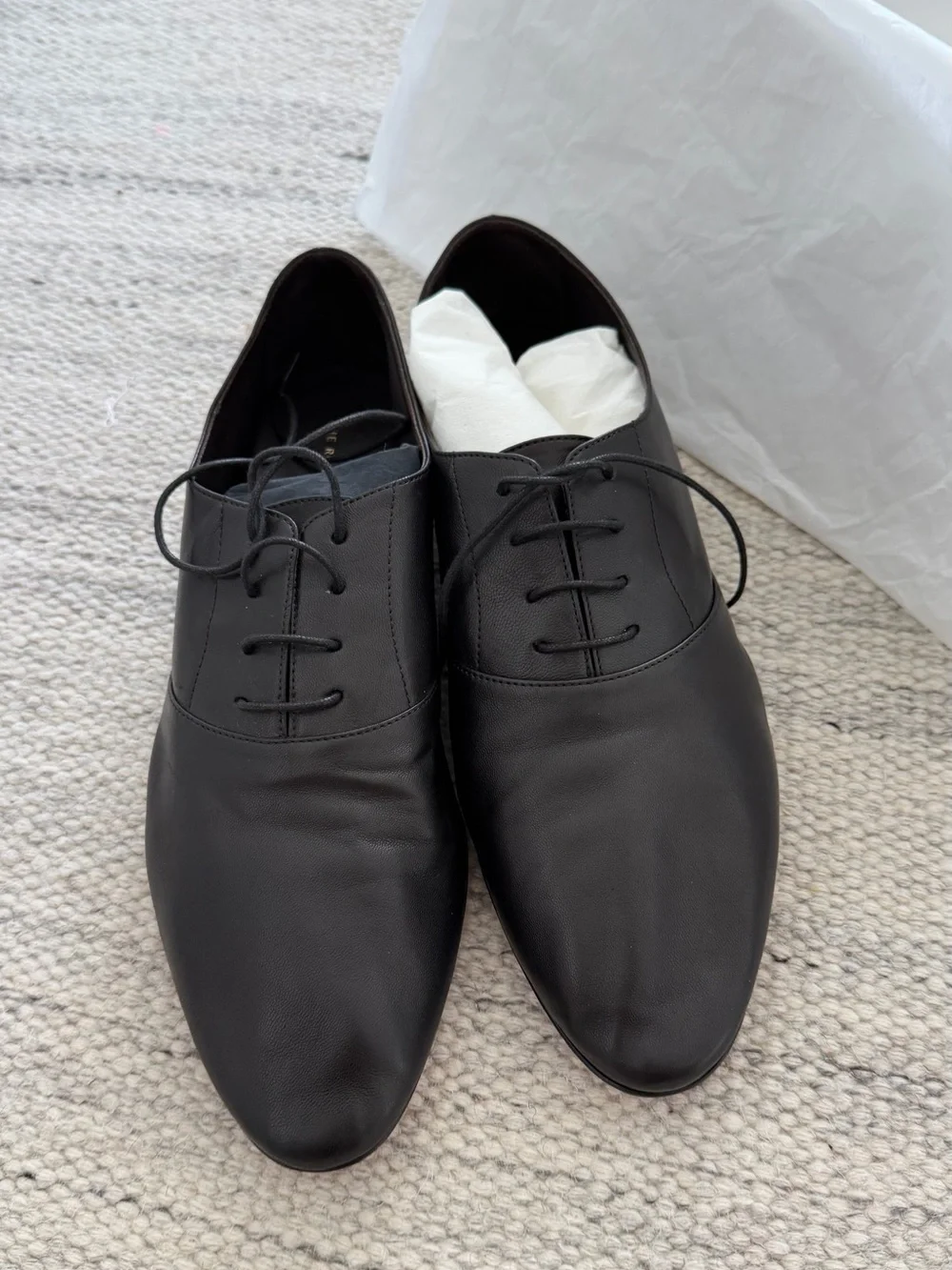The Row Black Awar Oxford Shoes 38,5